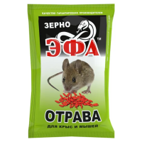 Защита от вредителей зерно от крыс и мышей, Эфа, 100г., Гигиено био