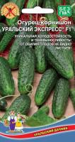 Огурец корнишон Уральский экспресс F1, 10шт., ЦП, Уральский дачник
