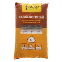 Смешанное удобрение с микроэлементами Калий хлористый, 1кг., Фаско