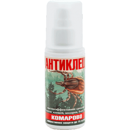 Антиклещ коморово, высокоэффективное средство от укусов клещей,комаров,блох,мошек, 50мл., Гарант