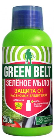 Защита от вредителей, Защита от насекомых вредителей, Зеленое мыло флакон, 250мл., Техноэкспорт