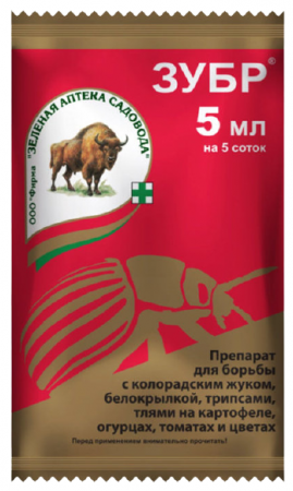 Защита картофеля и цветов, Зубр, 5мл., Зеленая Аптека