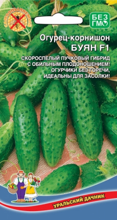 Огурец корнишон Буян F1, 10шт., ЦП, Уральский дачник
