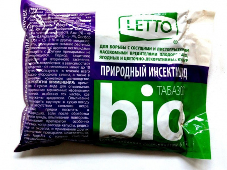 Природный инсектицид Табазол био 500гр Летто