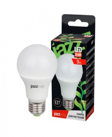 Лампа светодиодная Jazzway Classic 9W E27 для растений