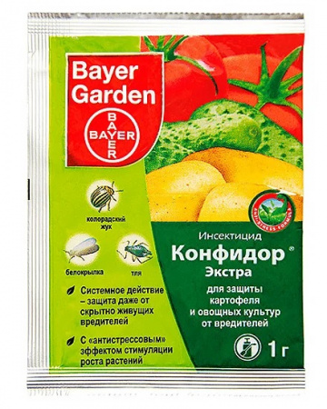 Инсектицид, для защиты кортофеля и овощных культур, Конфидор, Экстра/Байер, 1г., Польша