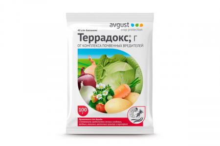 Защита от комплекса почвенных вредителей, Террадокс, Г, 100гр., Август