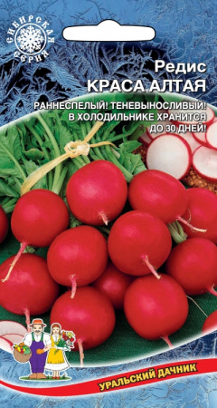 Редис Краса Алтая, 2г., ЦП, Уральский дачник