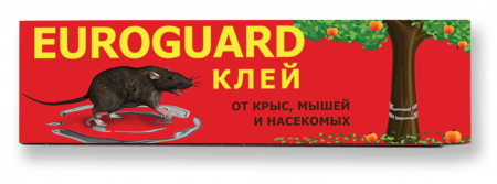 Средство от грызунов и насекомых, клей, ЕГ Euroguard, 135г.