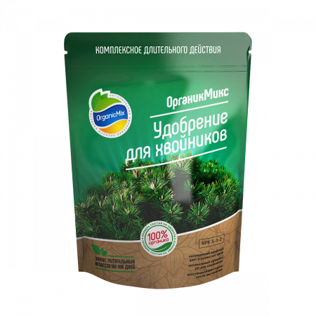 Комплексное натуральное удобрение, Для хвойников, 200г., Органик микс