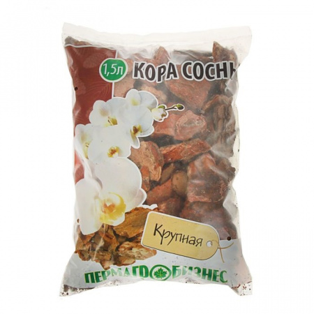 Кора сосны 1,5л. крупная