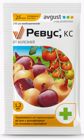 Защита от болезней картофеля, лука, томатов Ревус, КС, 1,2мл., Август