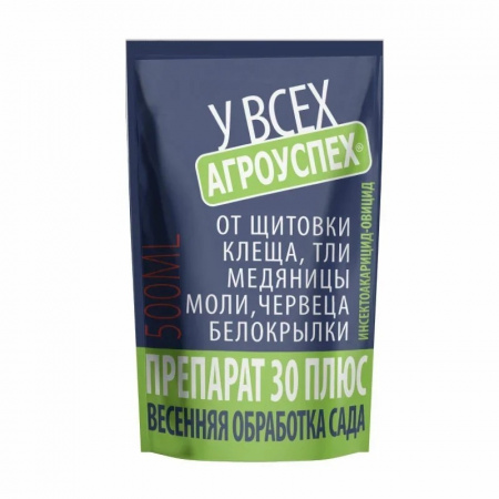 Весенняя промывка сада от зимующих насекомых, Препарат 30 плюс, 500мл., Летто