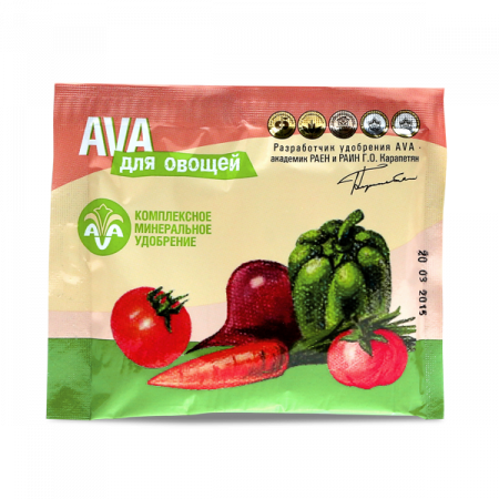 Минеральное удобрение, AVA удобрение для Овощей, 30гр.